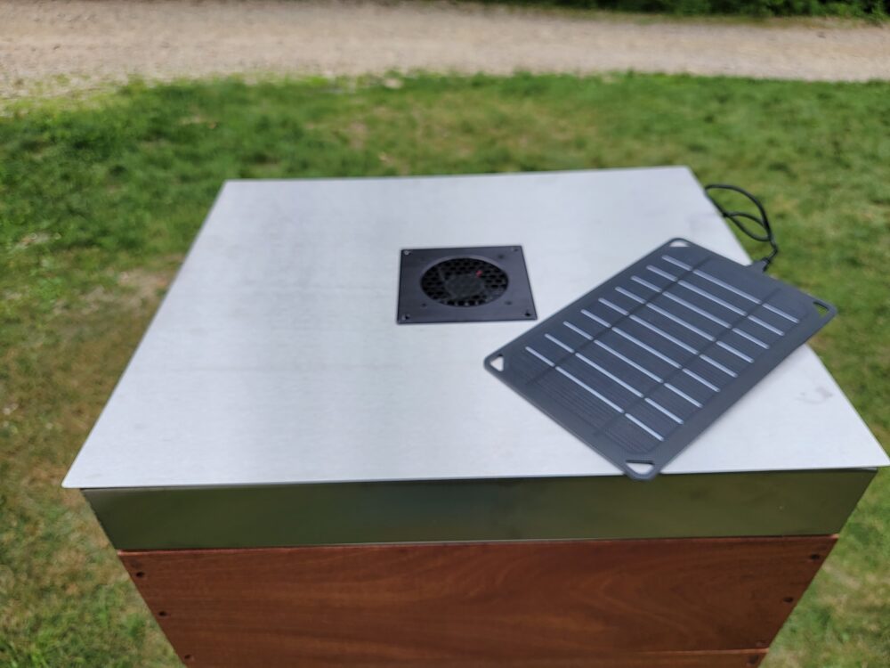 Fan Assembly w/10-watt Solar Panel
